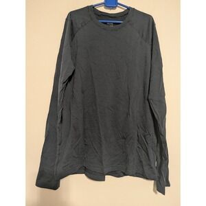 REI 100% Merino Wool Kids Youth‎ Baselayer Long Sleeve Shirt Large (14-16) Blue